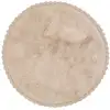 Image de Tapis Coton Perla Nude Par Nattiot - Ø 110 Cm
