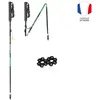 Image de Bâton de trail pliable Guidetti Explore Aéro (x2) - Vert - 130 cm