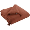 Image de Bout De Lit 90x200 Cm Gaze De Coton Gaïa Terracotta