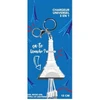 Image de Câble Téléphone Portable Yello Koko Multi Connecteur Tour Eiffel Vers Usb C Micro Usb Lightning Blanc