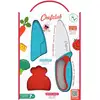 Image de Couteau Du Chef Bleu Et Rouge