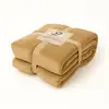 Image de Plaid En Sherpa Flanelle 480 Gsm 150x200 Beige