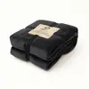 Image de Plaid Sherpa Flanelle Xxl 200x240 Gris Anthracite - Couvre-lit Épais 480g/m² (taille Couple)