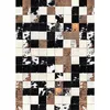Image de Tapis D'intérieur Patchwork Cube 50 X 80 Cm - Marron