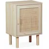 Image de Table de chevet cannage 1 porte CAMARGUE