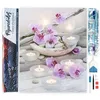 Image de Diamond Painting - Figured’Art - Fleurs et Bougies - 40x50cm - Kit Complet - Diamants Carrés