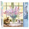 Image de FiguredArt Peinture par Numéro Adulte Bouquet de Lupin - Kit de Loisir Créatif DIY Numéro dArt - 40x50cm sans châssis