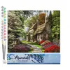 Image de FiguredArt Peinture par Numéro Adulte Paysage de campagne - Kit de Loisir Créatif DIY Numéro dArt - 40x50cm sans châssis