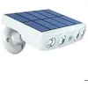 Image de Lampe projecteur solaire extérieur étanche avec détecteur de mouvement - Panneau a recharge rapide