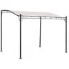 Image de Pergola adossée 3x2.5m - Brestum - Toile beige - Pergola murale