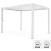 Image de Pergola bioclimatique blanc   triomphe   3x4m. Aluminium. À lames orientables