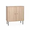 Image de Buffet de rangement. Braga. Deux portes. Une étagère. Buffet haut. Vaisselier. L 83.5 x l 39 x h 92.5cm