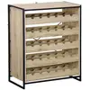 Image de Etagères range bouteilles. Loft. 5 tiroirs. 5 étagères l 75 cm x l 40 cm x h 90 cm
