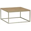 Image de Table basse carrée décor bois décor chevrons BUDAPEST