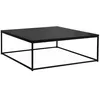 Image de Table basse. Industrielle. structure métal noir. L 100 x l 100 x H 36cm