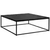 Image de Table basse. Industrielle. Structure métal noir. L 100 x l 100 x h 36cm