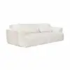 Image de Canapé 3 places. Tissu bouclette. 2 coussins déhoussables. Wallas l 230 x p 98 x h 73cm