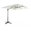 Image de Parasol déporté rectangulaire 3x4m - Wimereux - Ecru - Parasol excentré inclinable dans 5 positions. rotatif à 360°.