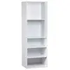 Image de Module dressing avec 5 étagères. Blanc. Panneaux stratifiés