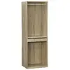 Image de Module dressing avec penderie et porte-pantalons. Naturel. Panneaux stratifiés