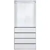 Image de Module dressing avec 4 tiroirs et 1 penderie blanc. Panneaux stratifiés