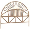 Image de Tête de lit en rotin naturel. L 160 x P3 x H130cm