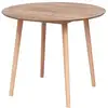 Image de Nordlys - table à manger design scandinave bois pin marron