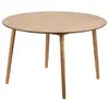 Image de Nordlys - table à manger design scandinave bois pin marron