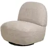 Image de Nordlys - fauteuil de swivel pivotant scandinave design tissu gris