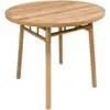 Image de Nordlys - table à manger 4 personnes (d90 cm) ronde bambou bambou marron