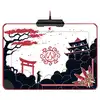 Image de Tapis De Souris Gaming Lexip X Ubisoft Micro-texturé Blanc Noir Rouge Or 350×280×12 Mm Lexip