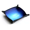 Image de Piste À Dés Saphir Pliable En Néoprène Bleu 21 X 21 Cm Wogamat