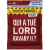Image de Dossiers Criminels Pocket 2 Qui A Tué Lord Ravary Ii ? Sachet Souple Bordeaux Asmodee