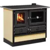 Image de Cuisinière à bois magnum thermo mbs en fonte bouilleur sortie côté droit - beige