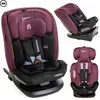 Image de Bebelissimo - Siège Auto Isofix - Pivotant 360 °- Groupe 0+/1/2/3 - (0-36kg) - Hellios - Bordeaux /noir