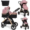 Image de Bebelissimo - Poussette transformable - combinée - convertible - 2 en 1 - poids 0-22kg - Nicea - rose