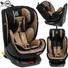 Image de Bebelissimo - Siège Auto Isofix - Pivotant 360 ° - 40-150cm - 0-36kg - I-size Eole - Beige