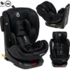 Image de Bebelissimo - Siège Auto Isofix - Pivotant 360 ° - 40-150cm - 0-36kg - I-size - Leto - Noir - Protections Latérales