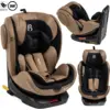 Image de Bebelissimo - Siège Auto Isofix - Pivotant 360 ° - 40-150cm - 0-36kg - I-size - Leto - Beige - Protections Latérales