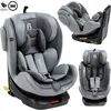 Image de Bebelissimo - Siège Auto Isofix - Pivotant 360 ° - 40-150cm - 0-36kg - I-size - Leto - Gris - Protections Latérales