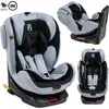 Image de Bebelissimo - Siège Auto Isofix - Pivotant 360 ° - 40-150cm - 0-36kg - I-size - Leto - Gris/noir - Protections Latérales