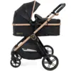 Image de Bebelissimo - poussette transformable - combinée - 2 en 1 - poids 0-22kg - iris- noir 201407302404