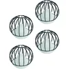 Image de Balise Solaire Ezilight® Solar Deco Ball Pack De 4 Lampes