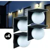 Image de Lampe murale solaire - EZILIGHT - Solar Wall S26 (lot de 4) - 1000 lm - Détecteur de mouvement - IP44