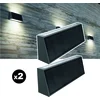 Image de Lot De 2 Lampes Solaires Ezilight® Solar Wall S31