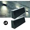 Image de Lampe murale solaire - EZILIGHT - Solar Wall S31 - Lot de 2 - 700 lm - 4 modes - Batterie Li ion