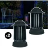 Image de Lot de 2 pièges à moustique dextérieur auto-nettoyant EZIlight® Mosquito Garden MG 10 Black