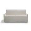 Image de Canapé convertible 3 places en tissu bouclé écru - ouverture express - couchage quotidien - matelas hd 140 x 190 - sienne Sienne
