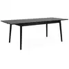Image de Table à manger extensible rectangulaire lina. 6 à 8 places. 160 à 210cm