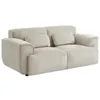 Image de Canapé. Wallas. 2 places. tissu velours côtelé L 180 x P 98 x H 73cm